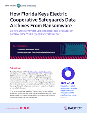 Download the Florida Keys Electric Cooperative case study with RackTop