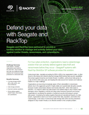 Seagate RackTop Solution Brief